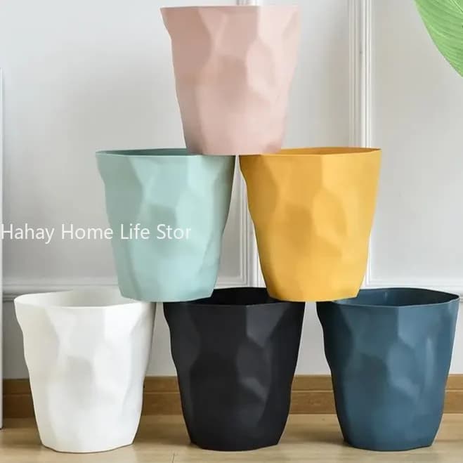 Bidone della spazzatura irregolare creativo Bidone della spazzatura del bagno Bidone della spazzatura della casa Bidone della spazzatura della casa per la spazzatura del bagno della cucina