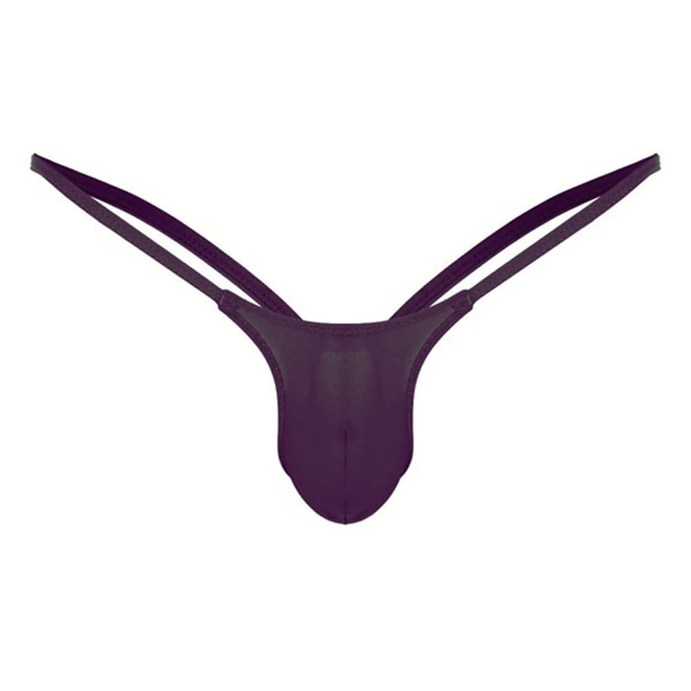 Ultra-thin Gay Men Thong G-string Seamless Men Jockstrap Micro T-back Underwear Male String Bikini Swimwear Pouch Underpant A50