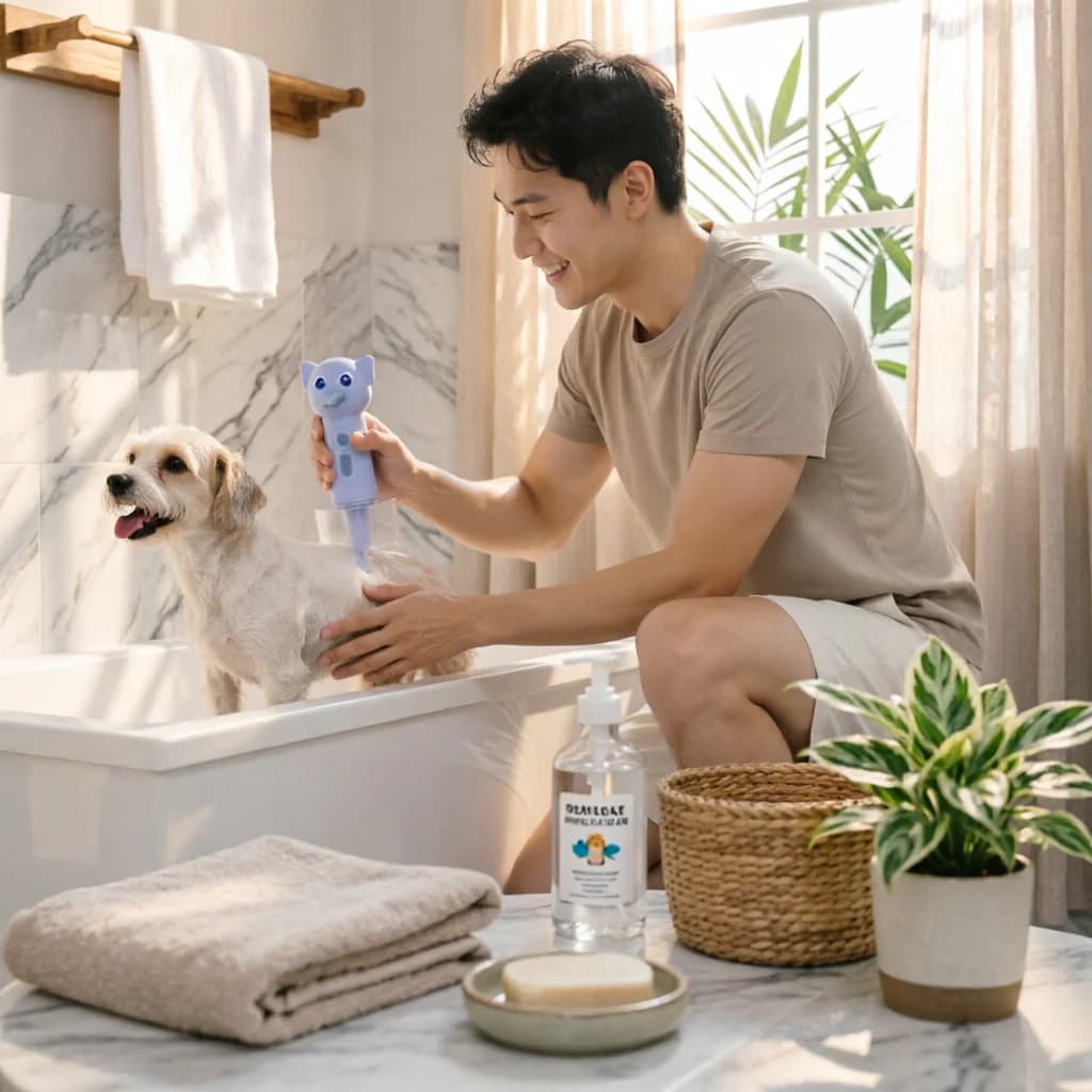 Feline Dog Bath Foamer Easy to Use Electric Pet Foamer Dog Shampoo Dispenser Rechargeable Household Cleaner Multi-Purpose