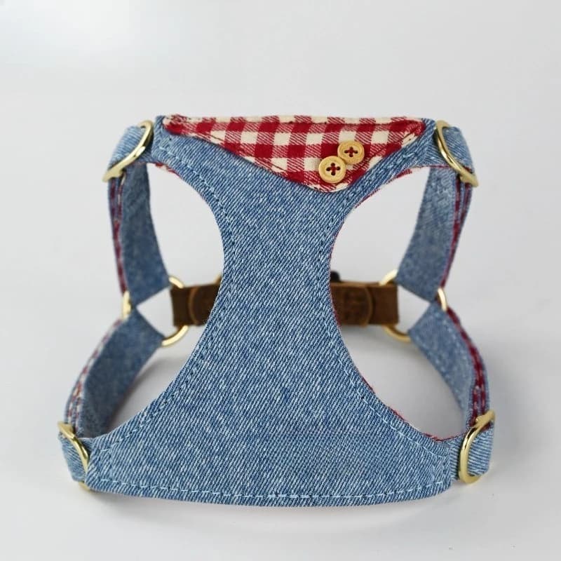 Dog Harness Vest Type Adjustable Pet Leash Set Cute Walking Chest Strap for Small Dog Teddy Daily Outdoor Walking Supplies