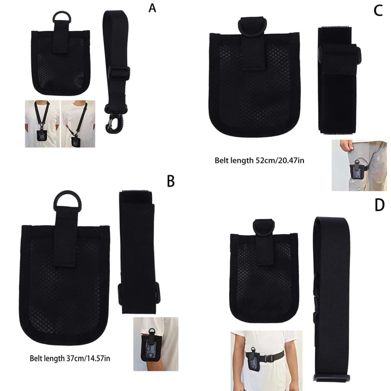 Borsa per pompa per insulina Borsa per fascia da braccio leggera invisibile Custodia protettiva portatile mobile Cintura multifunzionale Pompa per insulina fissa