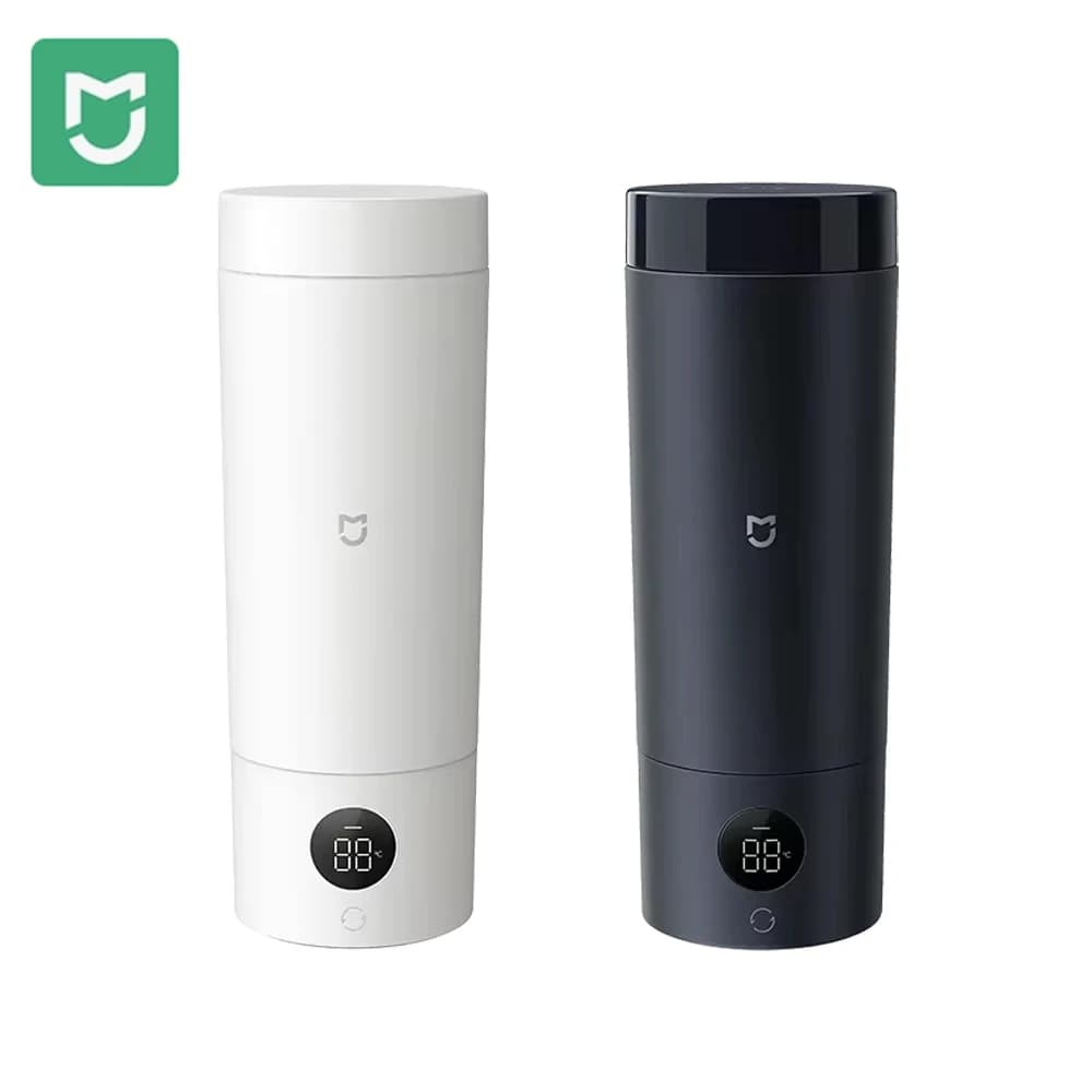 Bollitore Elettrico Portatile Mijia 2, Thermos con Riscaldamento Rapido, 350ml, Controllo Intelligente della Temperatura, Bollitore da Viaggio