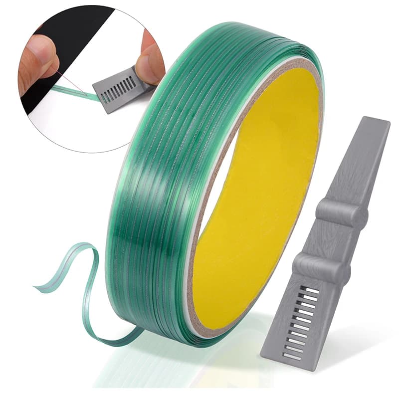 Nastro da taglio per avvolgimento in vinile Nastro per linea di finitura per auto Moto Barca Utensili da taglio per pellicola Nastro senza coltello per pellicola per dettagli bordi 5m/10m