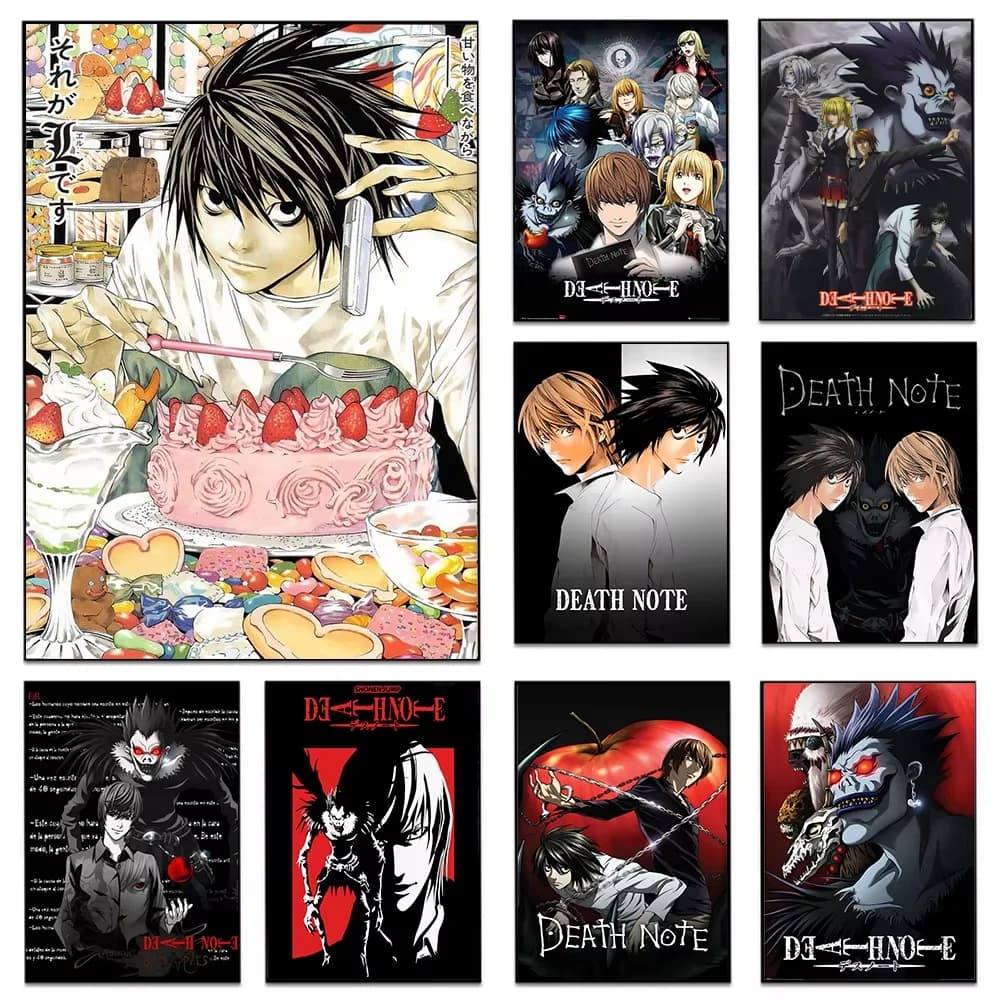 Anime Giapponese DEATH NOTE, Pittura Diamantata, Mosaico con Diamanti, Ricamo Fatto a Mano, Arte Squisita, Regalo, Decorazione per la Casa