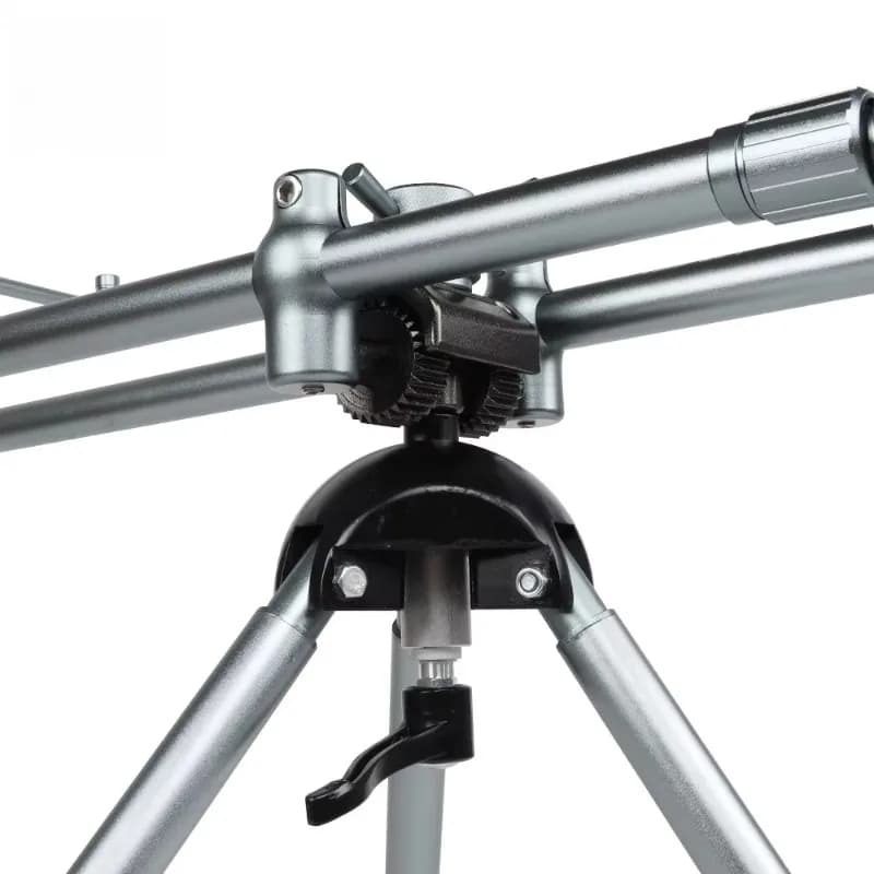 Supporto professionale per canna da pesca da 80-130 cm in lega di alluminio con regolazione dell'altezza a treppiede.