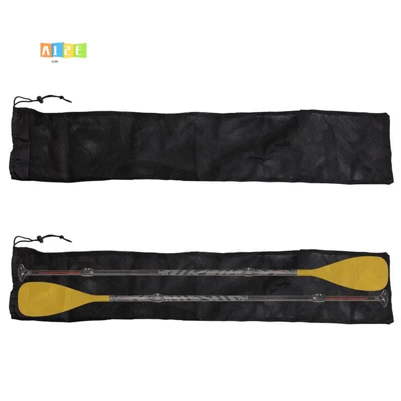 A12E-2 Pack Mesh Kayak Paddle Bag With Adjustable Shoulder Strap, Drawstring Storage & Carry Bag Inflatable Kayak Accessories