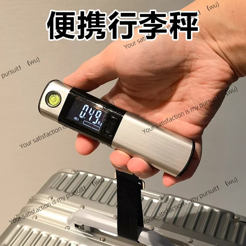 Bilance portatili per bagagli. Manufatti di viaggio. Studia all'estero degli essenziali. Gadget da viaggio