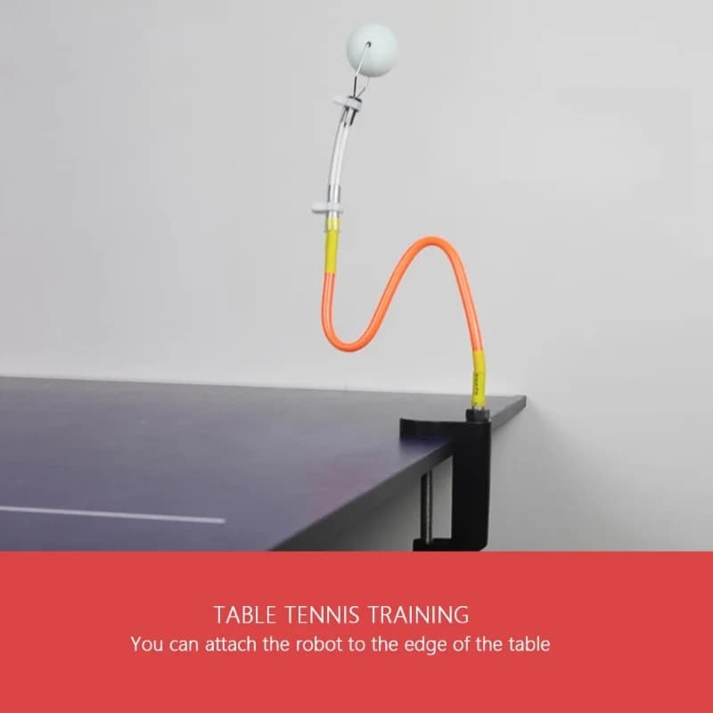 Robot Professionale per Allenamento Tennis da Tavolo con Clip per Palline a Rimbalzo Rapido