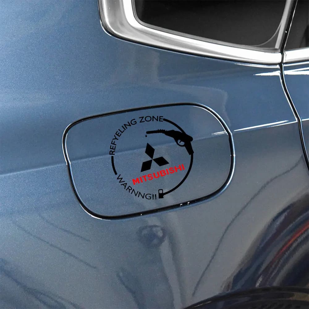 1 pc Car Fuel Tank Carpet Wall decal Waterproof Decalcomania Car Accessories For Mitsubishi Asx Lancer L200 Pajero Sport Attrage