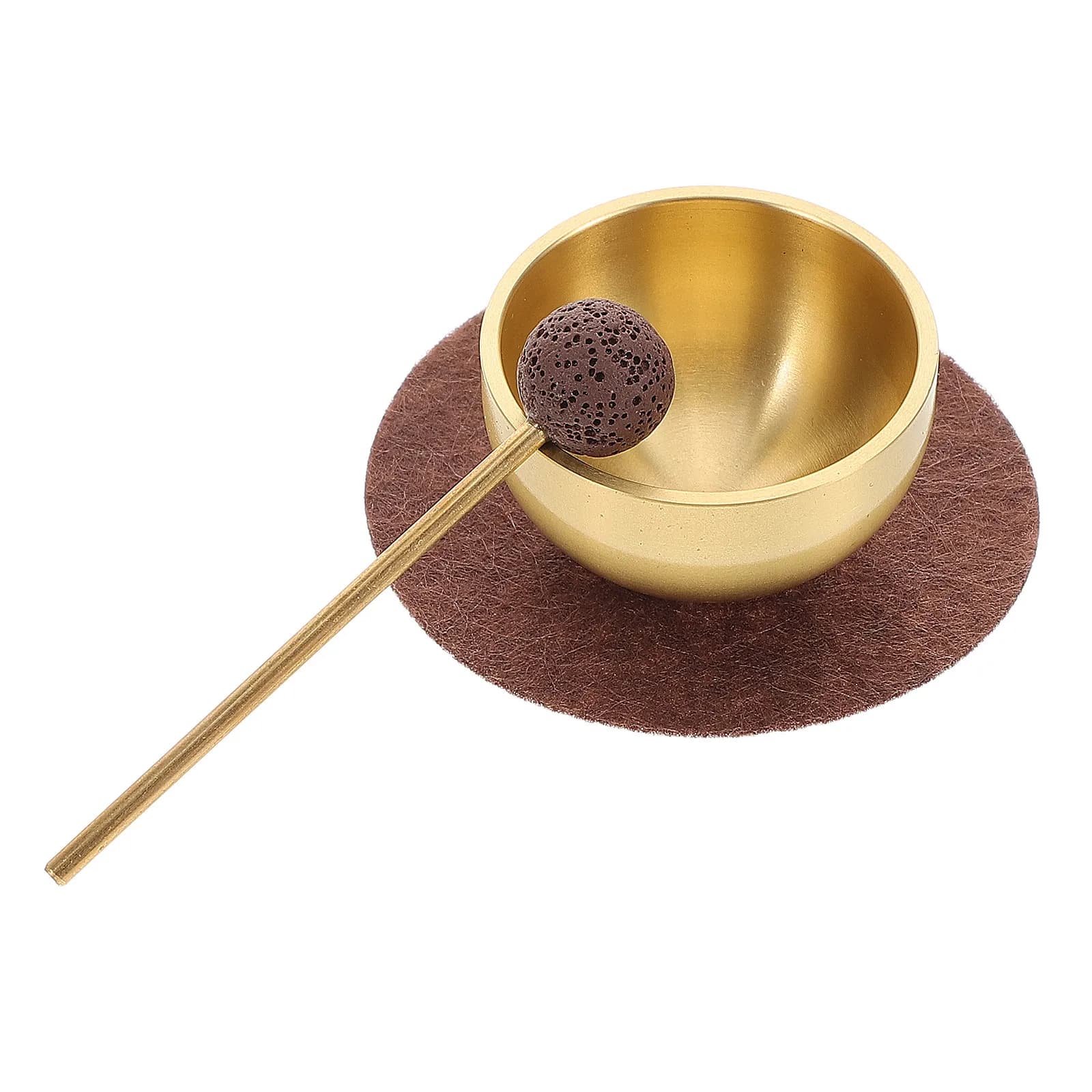 1Set Mini Singing Bowl Nepal Sound Music Bowl Mallet Cushion for Meditation Yoga Relaxation Sound Therapy Travel Home Use