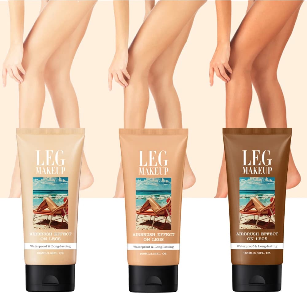 Lotion for leg makeup Also skin tone Backpack for body 100ml Body tan cream for long-lasting body waterproof light brown leg makeup medium bronze