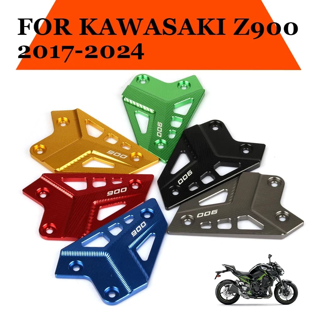Per KAWASAKI Z900 Z 900 2018 2019 2020 2021 2022 2023 2024 Accessori Moto Pedana Poggiapiedi Posteriore SET Tacco Piastre di Protezione