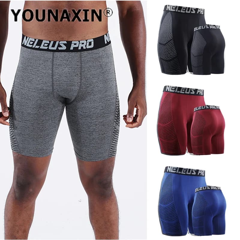 Pantaloncini attillati da uomo Pantaloncini sportivi da corsa Ciclismo Basket Traspirante Casual Ragazzo Stampa Intimo Asciugatura rapida ML XL 2XL 3XL
