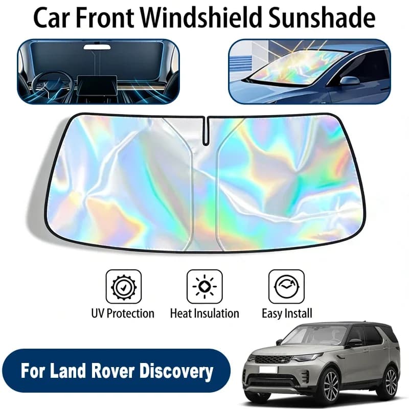 Parasole per parabrezza per Land Rover Discovery, accessori pieghevoli per la protezione solare del finestrino anteriore, riflettenti ai raggi UV