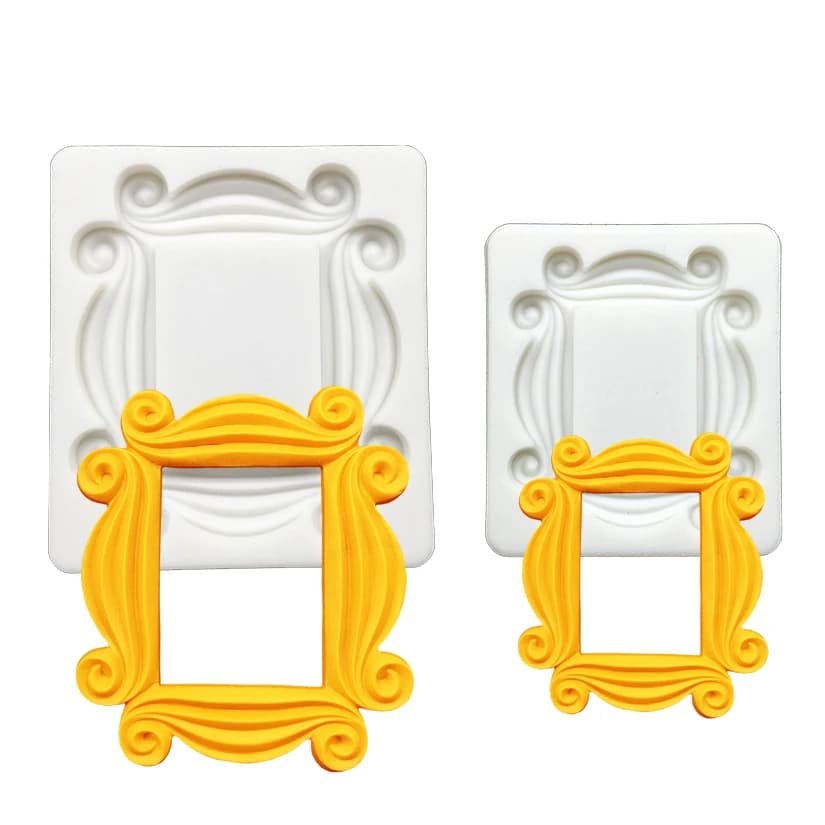Silicone Stamp for Photo Frames, Cake Decoration Tools, Hair and Cupcake