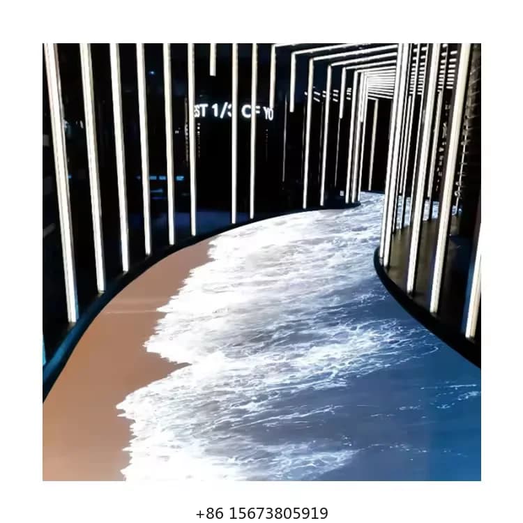 Piastrelle LED Interattive P3.91 per Pavimento, Pista da Ballo 3D LED per Interni ed Esterni, Attivabili con Cabinet Magnetico