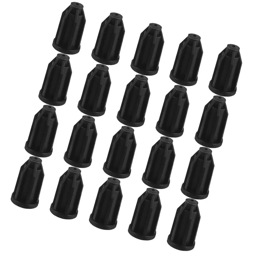 20Pcs Universal Caster Stem Sleeve Replacement Kit for Furniture Legs Socket Sleeve Easy Install Stable Caster Socket Insert