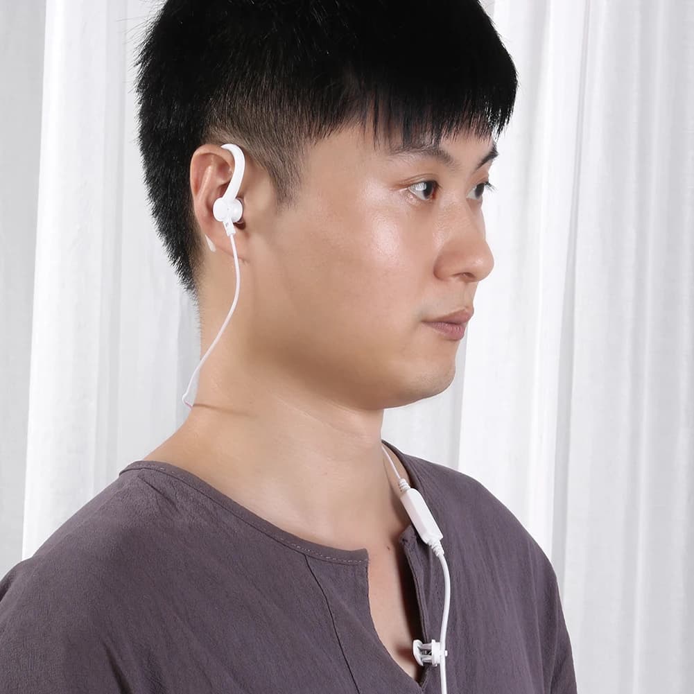 3.5mm 1.2m PTT Earpiece Mic Earbuds Earhook for Xiaomi Mijia 1S Two Way Radio