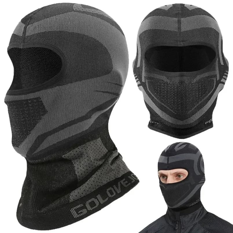 Balaclava Traspirante, Maschera Integrale Antivento e Protezione Solare per Moto e Bicicletta, Copricapo Morbido per Ciclismo e Sport, per Uomini e Donne
