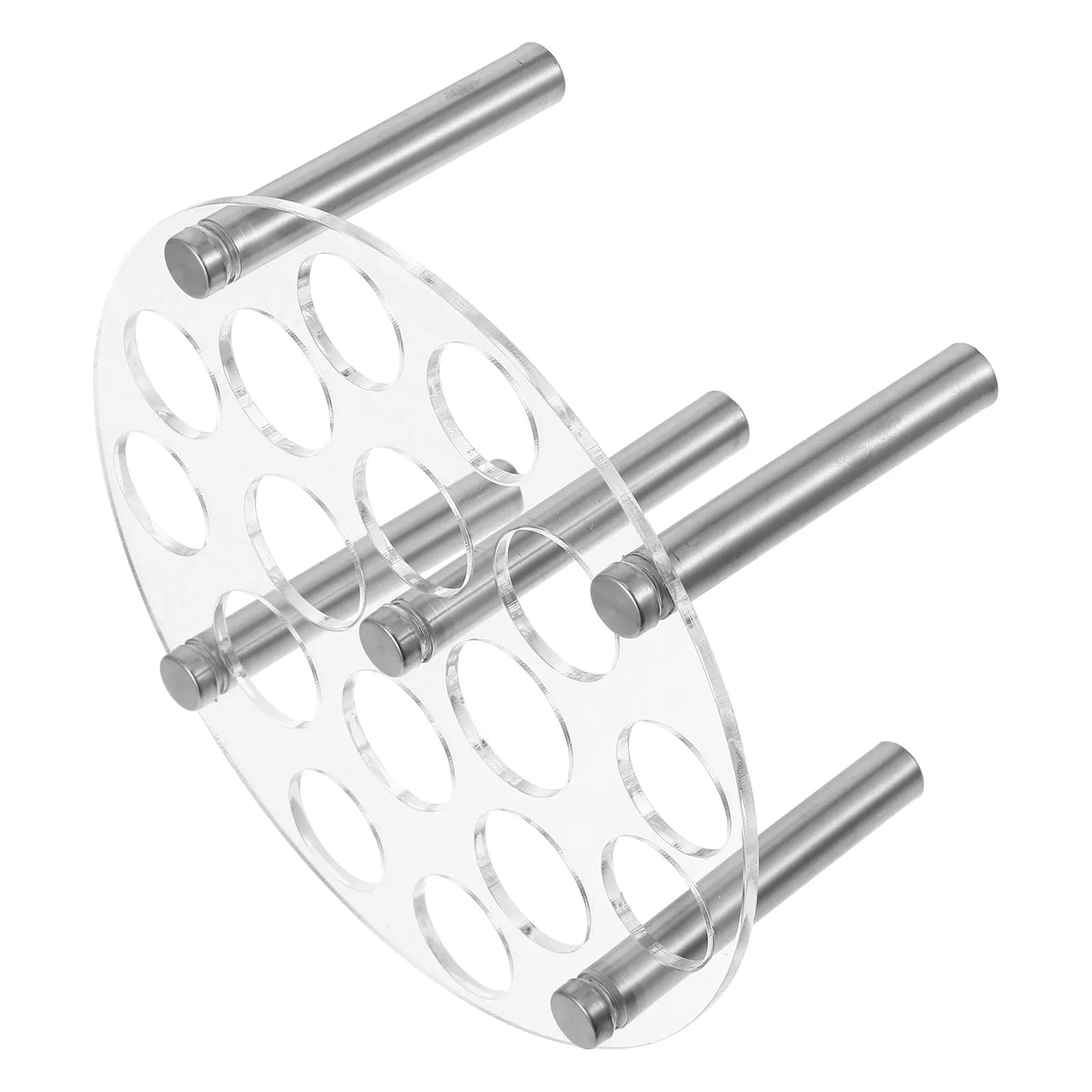 Elegante Supporto Rotondo in Resina Acrilica per Set di Scacchi, per Pezzi di Scacchi in Silicone Fai-da-Te, Forniture per Esposizione di Creazioni in Resina Epossidica