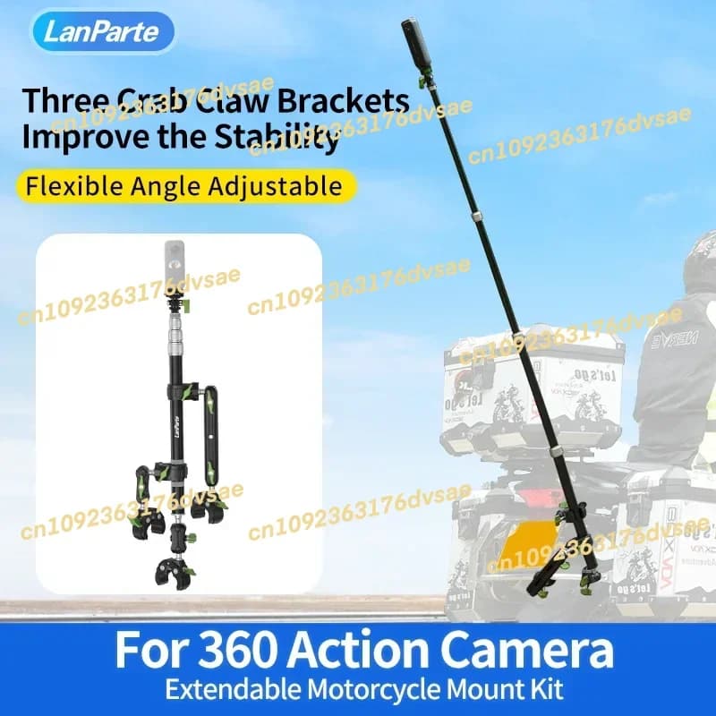 NUOVA Lega di Alluminio Invisibile Estesa Flessibile Selfie Stick Per Insta360 X3 GoPros Hero 11 Accessori Action Camera Estensione P