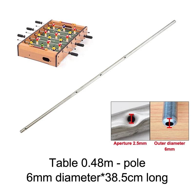 Table Soccer Supply Parts Foosball Pole Replacement Football Accessories Child Suitable For Table Billiards