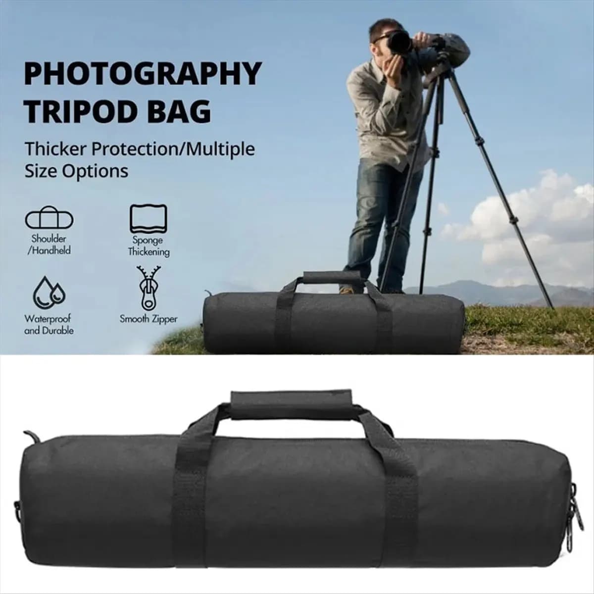 Padded Camera Monopod Tripod Carrying Bag Case Light Stand Carry Bag Tripod bag Nylon