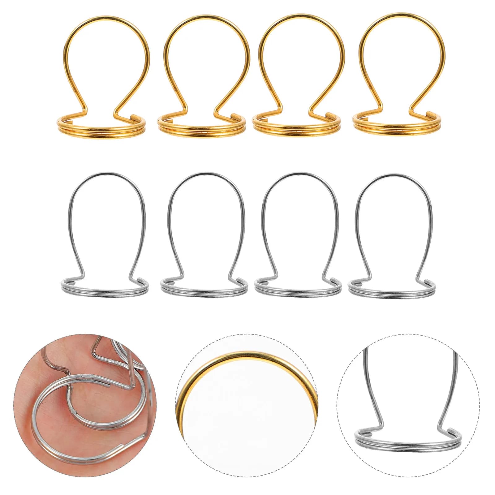 8 Pezzi Plettri per Chitarra in Metallo, Accessori Compatti e Leggeri per Chitarra Elettrica, Acustica e Basso