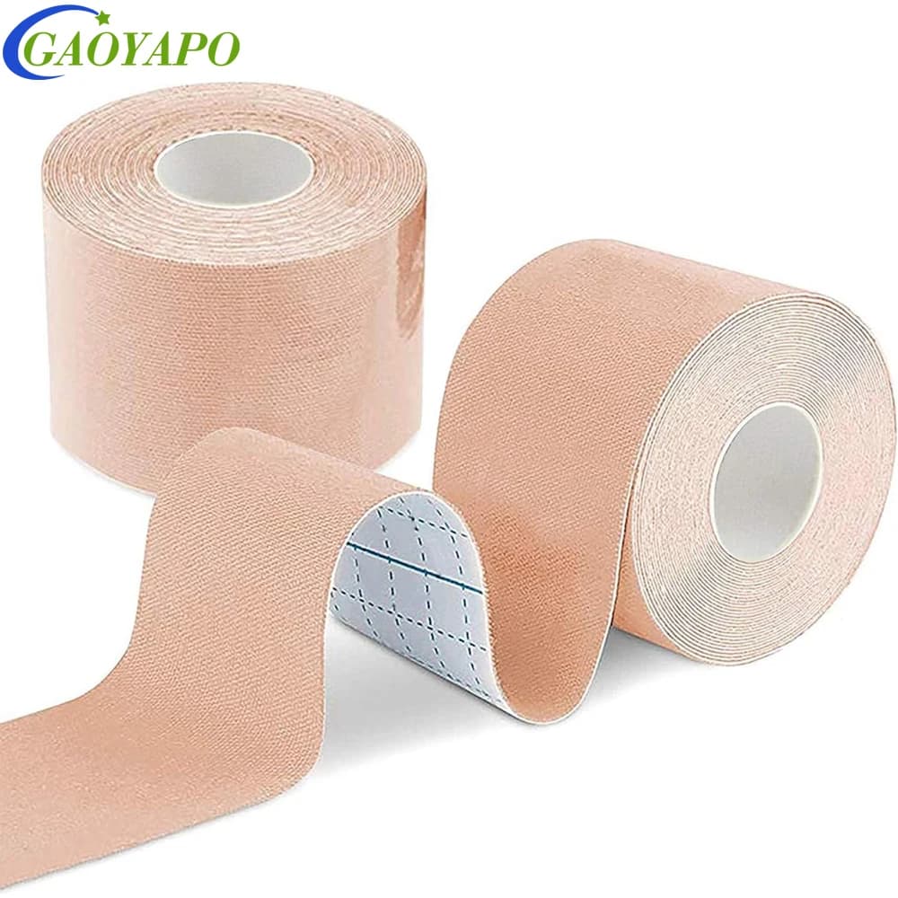 Nastro kinesiologico da 2 rotoli 5 cm x 5 m, nastro sportivo impermeabile per lo sport, tutore e supporti elastici Nastri per caviglie Polsi Ginocchia Articolazioni