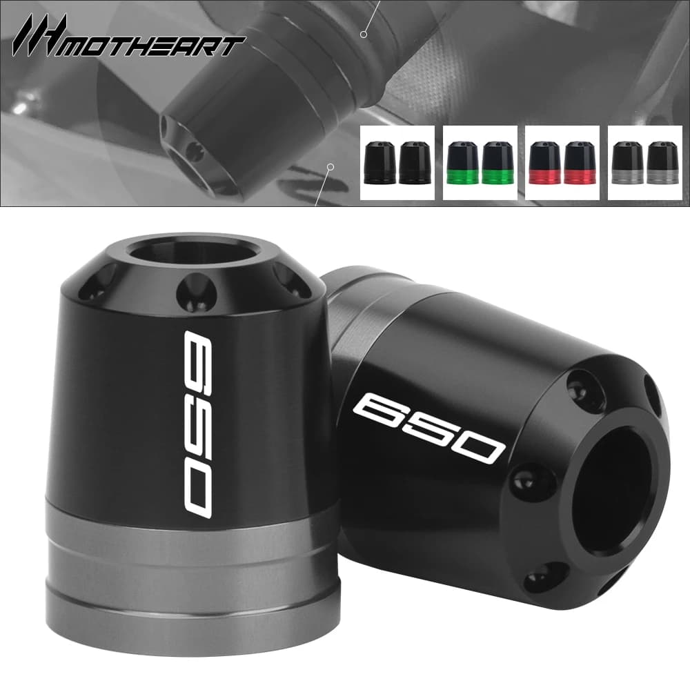 Moto Bar End Slider Per Ninja 650 2012-2025 Manubrio End Crash Protectors CNC Manubrio Pesi ninja 650 Accessori