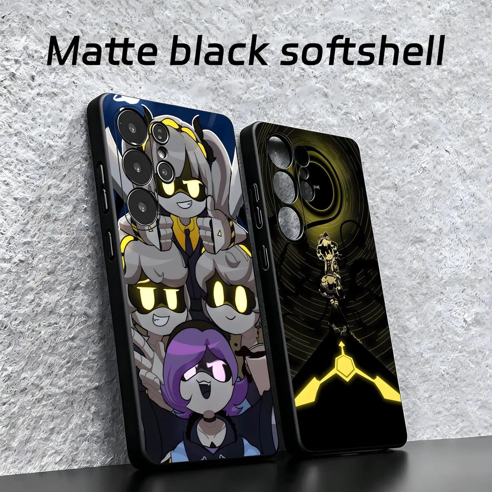 Game Murder Drones Phone Case For Samsung S26 S25 S24 S23 S22 S21 S20 Ultra Note20 Soft black Shockproof Cover