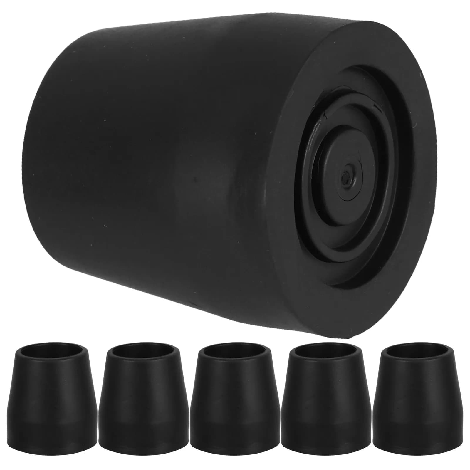 6 Pieces Scenter Shoe Reinforced with Stainless Steel for Trekking Sticks, Garrets and Deambulators