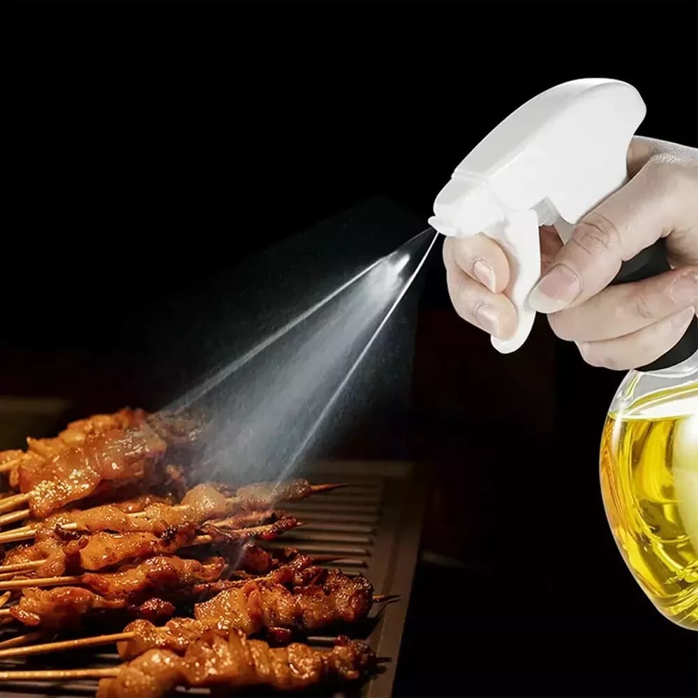 1 pcs Oil Spritzer Olive Bottle Canola Oil Spray Bottle For Air Fryer Baking Bbq Oil Dispenser Salad Cooking Tools