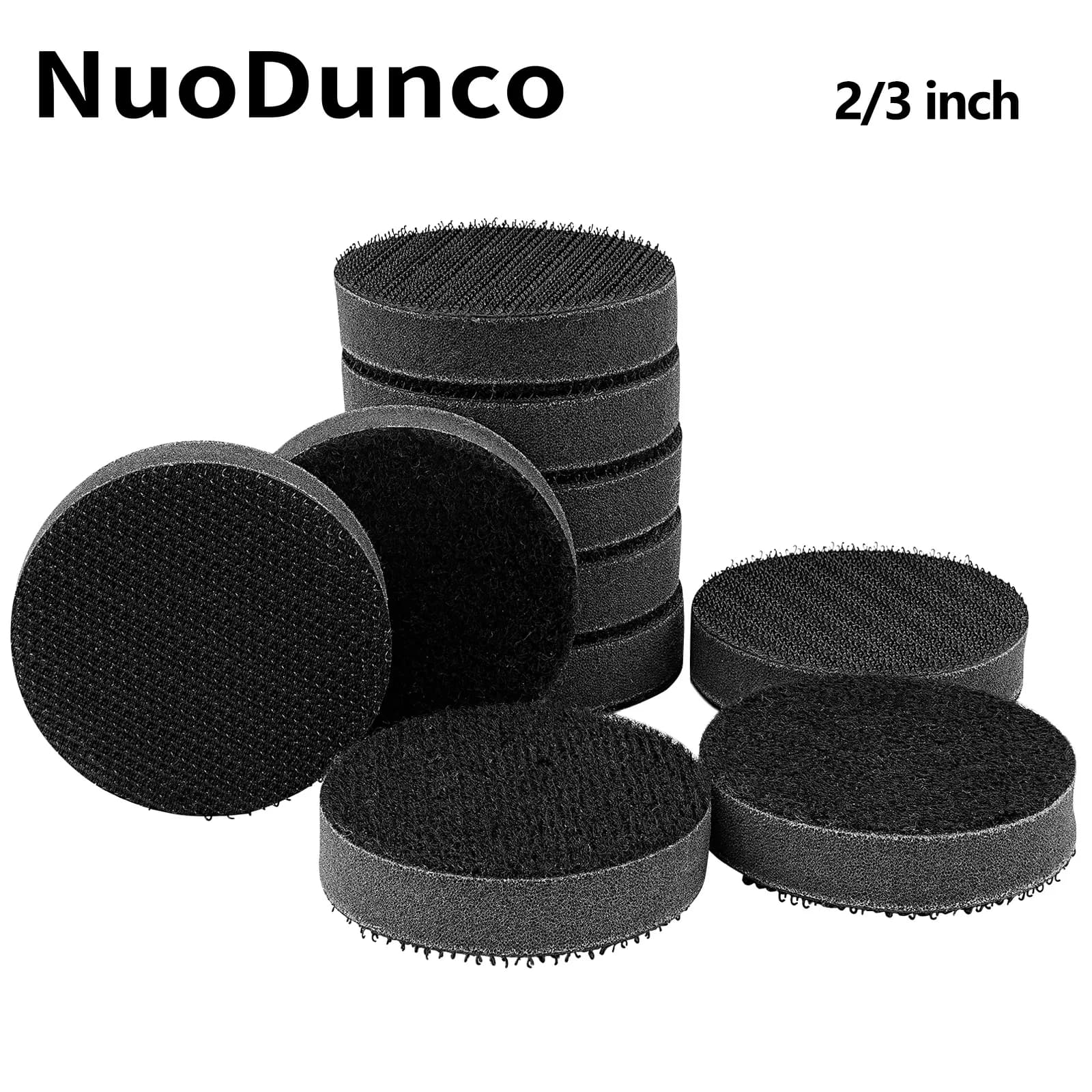 Set di 5 Cuscinetti Interfaccia in Spugna Morbida da 2/3 Pollici, Disco Abrasivo con Gancio e Anello per Levigatura e Lucidatura Superfici