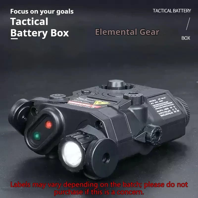 Tactical PEQ15 Laser Pointer, PEQ15 Laser Box M600C High-Intensity Tactical Flashlight, Strobe Laser Nylon Pointer