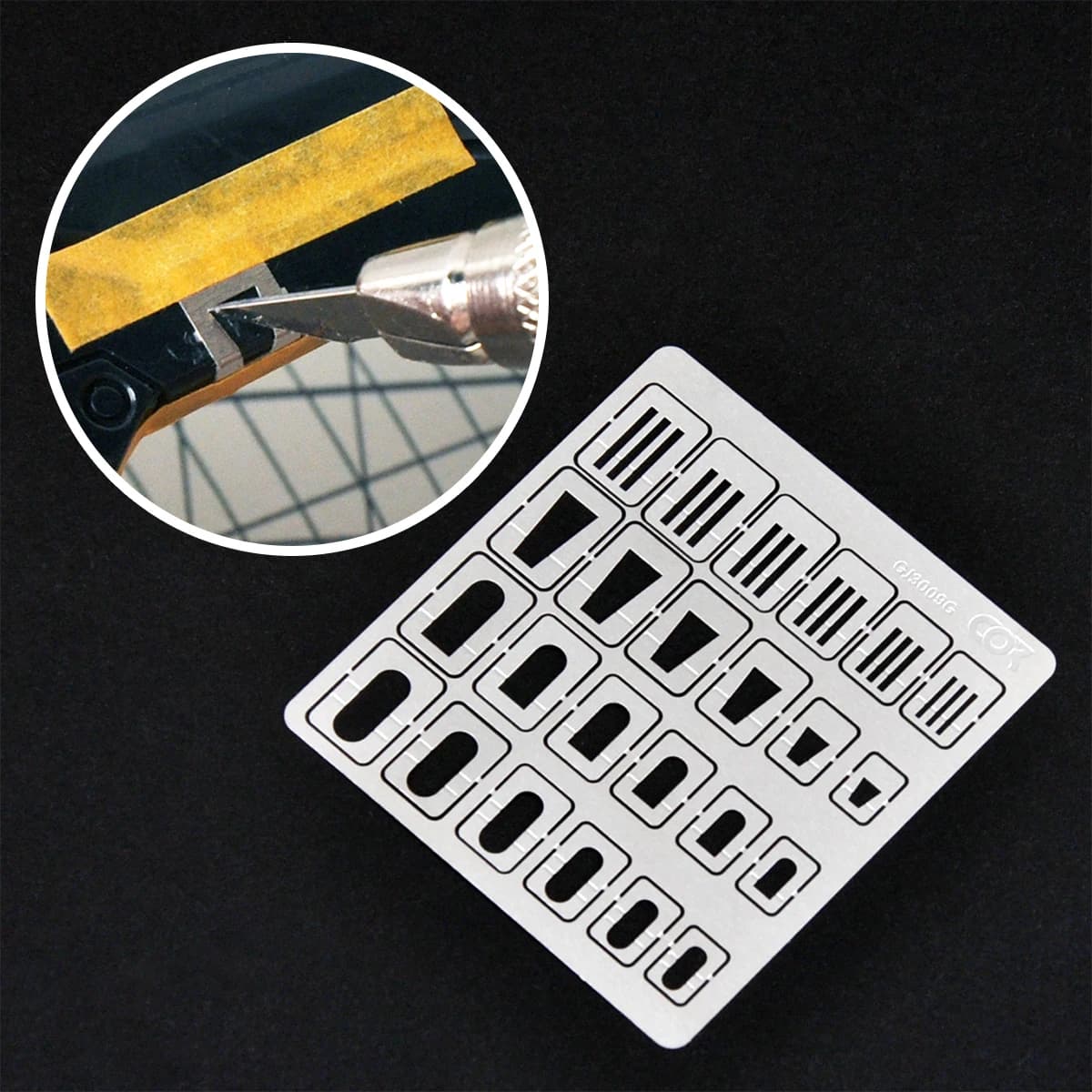 Strumenti per la creazione di modelli in scala, strumenti per incisione e modellazione, strumenti per la modifica e la personalizzazione dettagliata di parti Gunpla HG MG