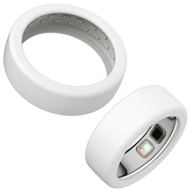 A0KD Set of 2 Silicone Rings Protector Cover Sweat Proof Rings Protective Sleeve Silicone Texture for Outdoor Commute