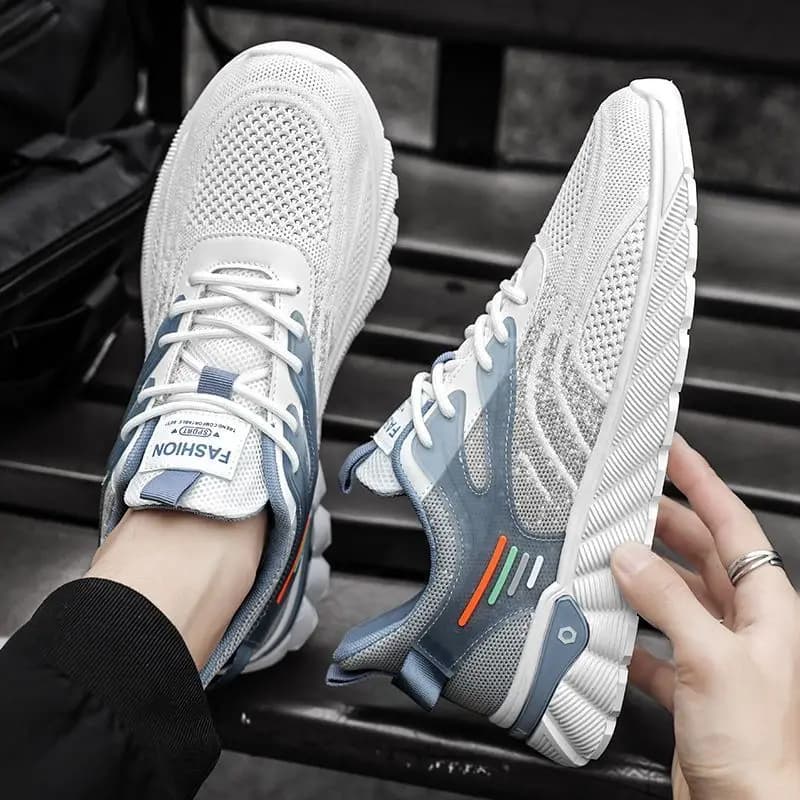 Men Casual Shoes Breathable Mesh Sneakers Soft Sole Lightweight Walking Running Sports Shoes Summer Versatile Footwear