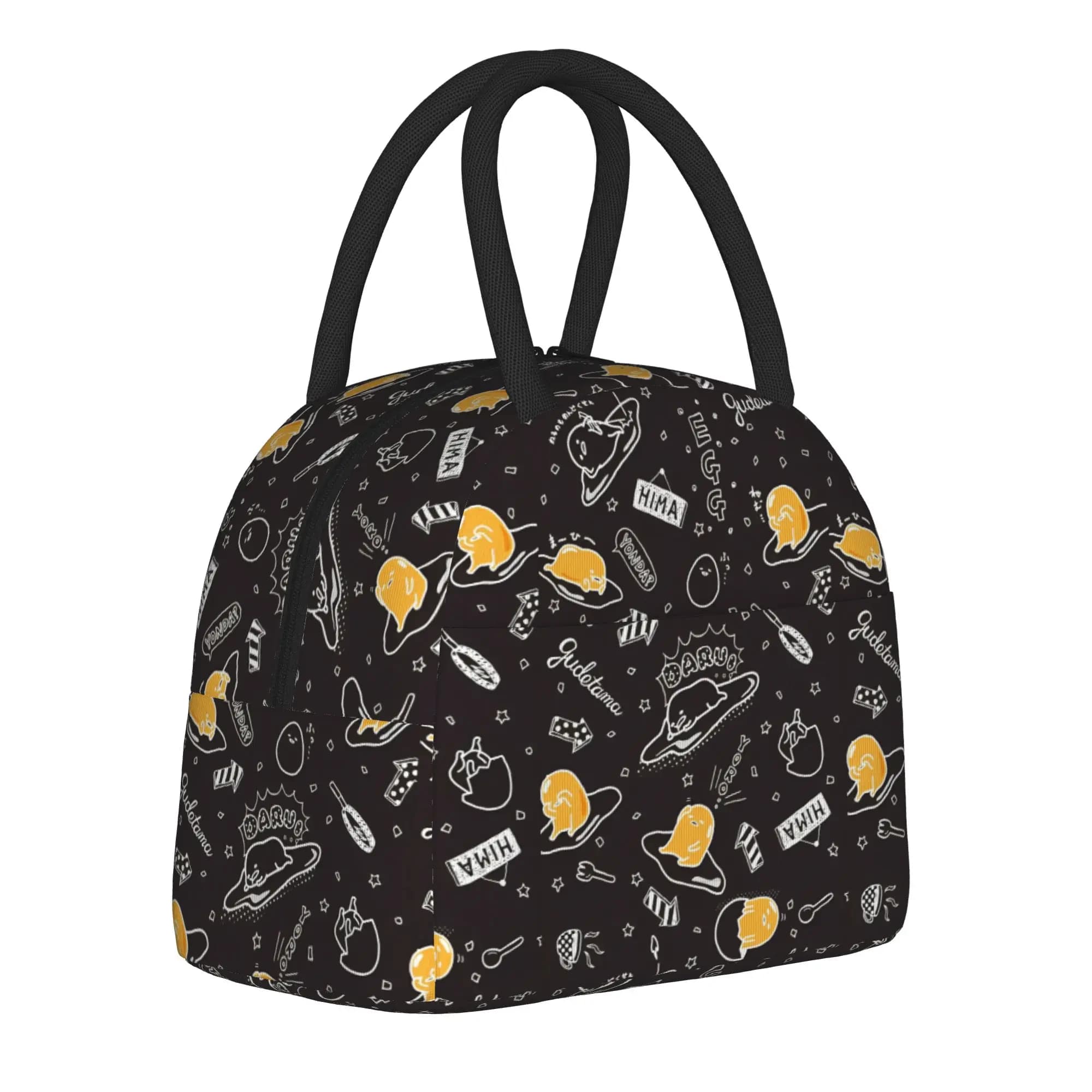 Borsa Termica per Pranzo Gudetama, Contenitore per Pasti Riutilizzabile, Borsa Portatile per il Pranzo, Borsa Termica per il Lavoro