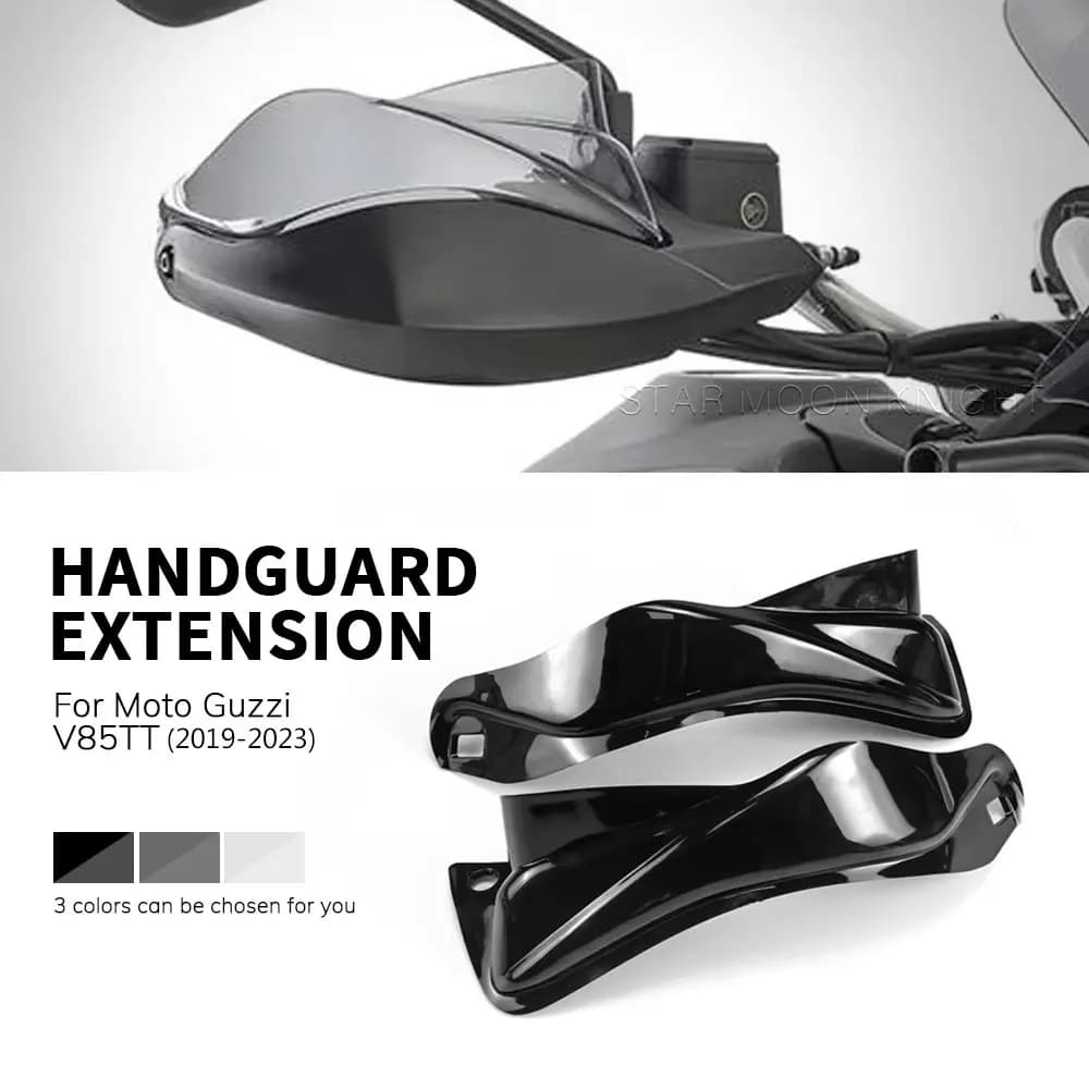 Estensioni Paramani, Deflettore Antivento, Protezione per Moto Guzzi V85TT V 85 TT 2019-2023, Accessori per Parabrezza