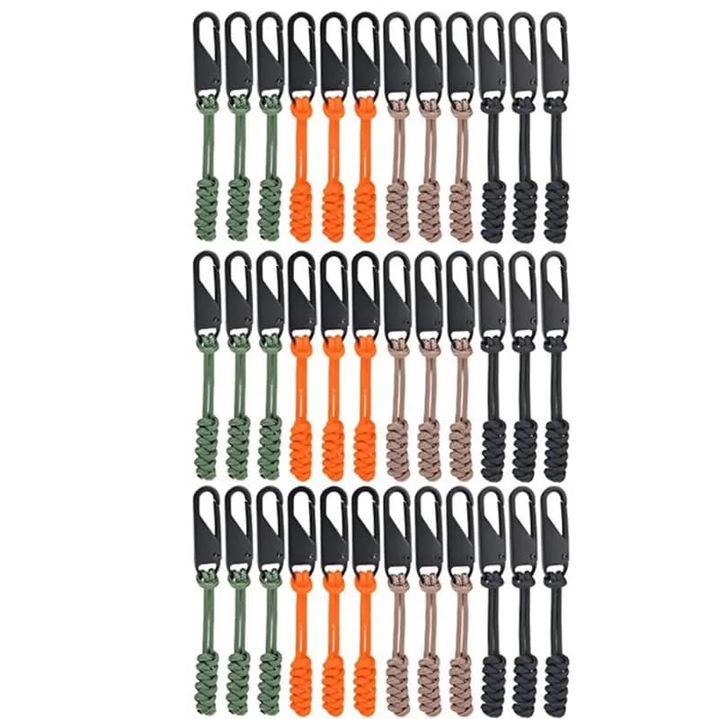 【THANKSGIVING DAY】Colorful Weave Metal Zipper Open-End Puller Detachable DIY Craft Sewing Kit