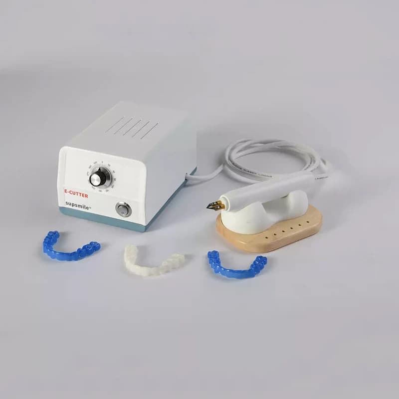 Dental Thermoforming Sheet Cutter Orthodontic Retainer Film Cutting Machine Clear Aligner Sheet Trimming Tool