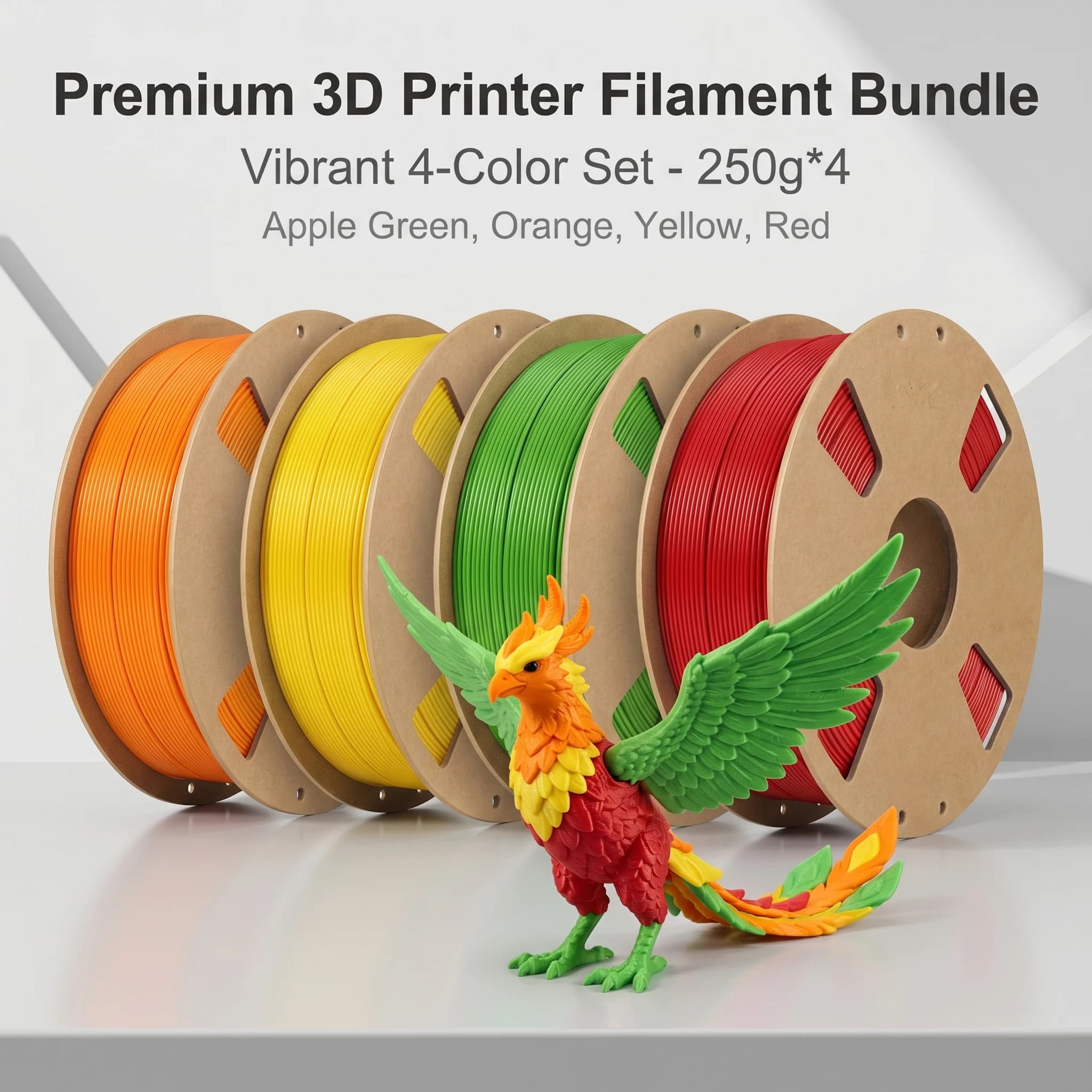 3D Printer Hyper PLA Filament 1.75mm RFID Bundle, No-Tangling High Precision 3D Printing Filament