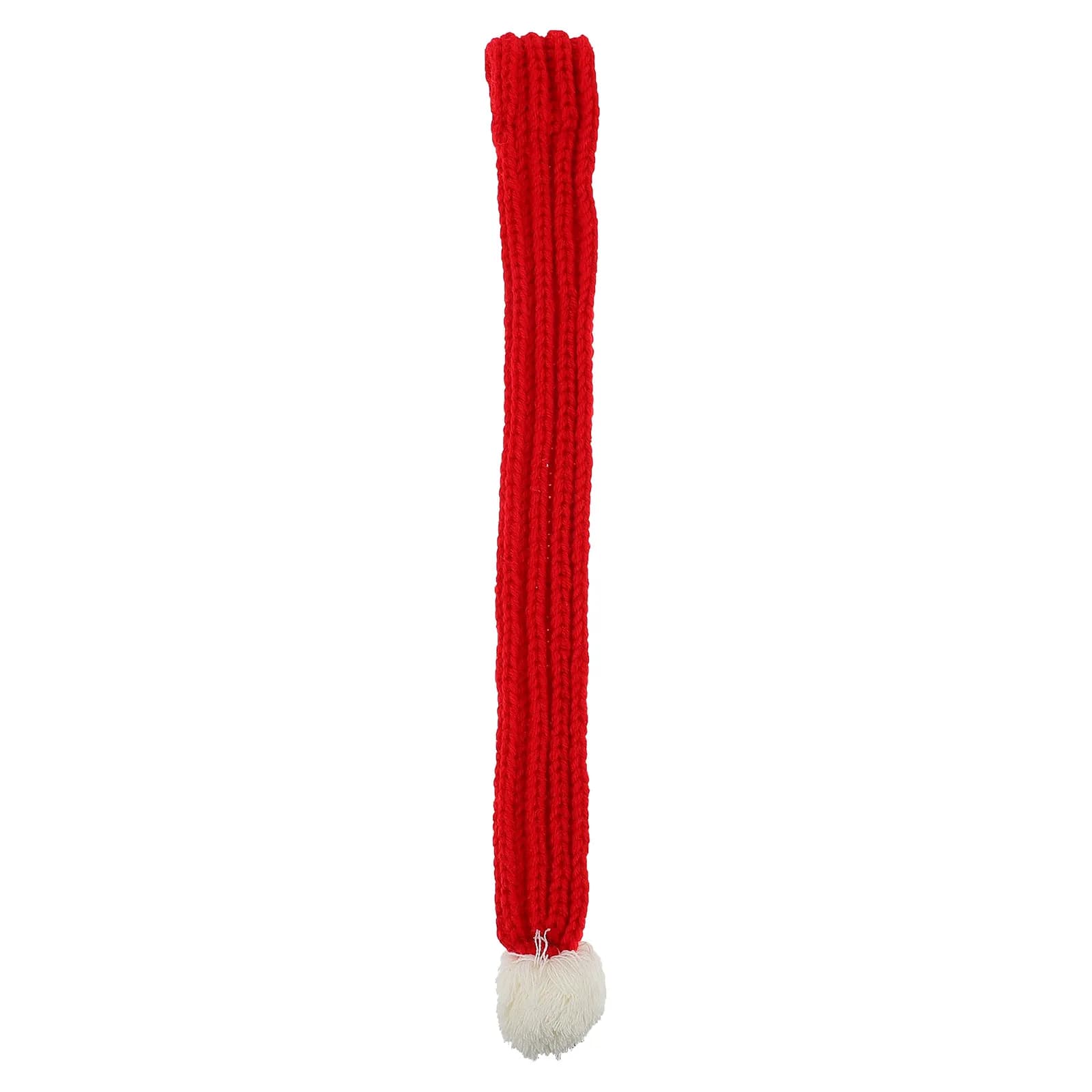 1 Pezzo Elegante Sciarpa Natalizia Lavorata a Maglia per Animali Domestici, Rossa, Accessorio per Piccoli Animali, Ideale per Feste Natalizie e Sessioni Fotografiche, Confortevole