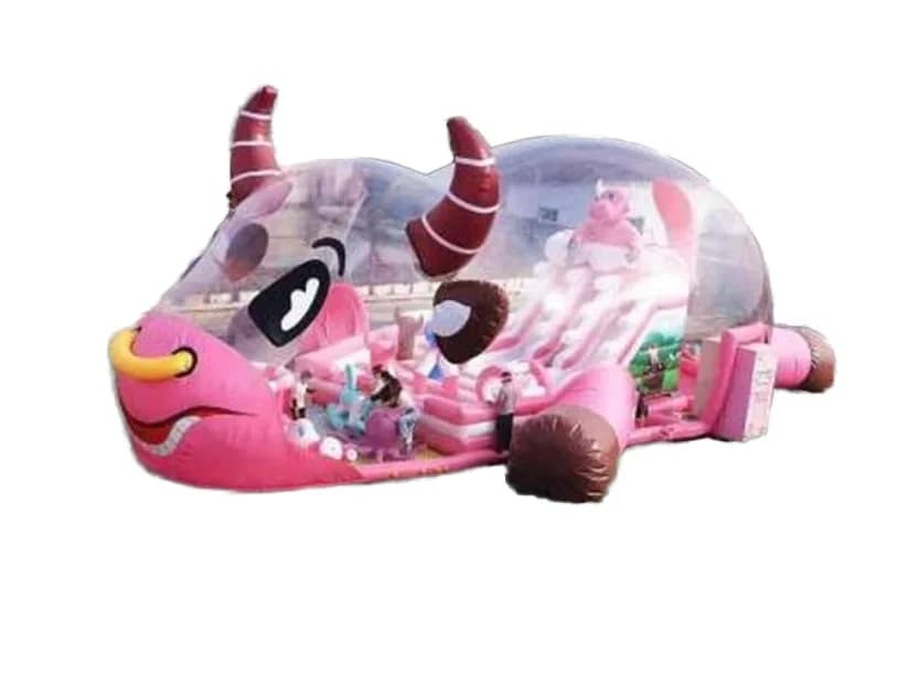 Family camping backyard inflatable crystal igloo dome bubble tent large outdoor playground transparent celebration tent