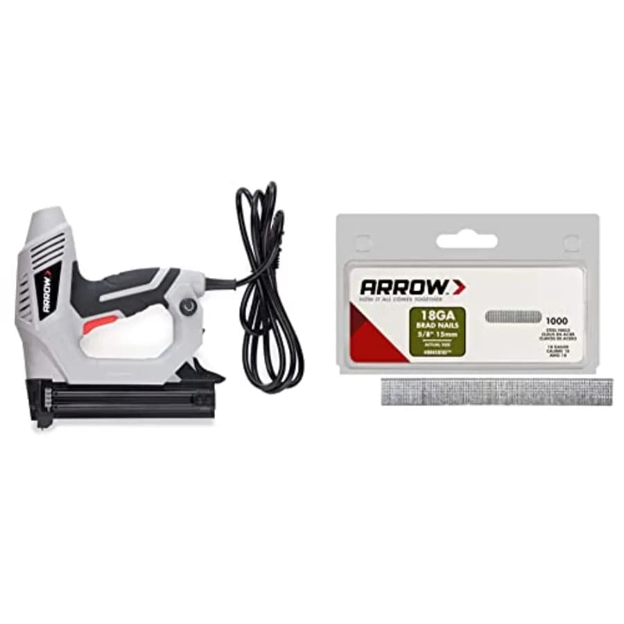 Professional ET200BN Electric Gear for Frames and Fittings, BN1810CS Brown, Brad 5/8-I Nails