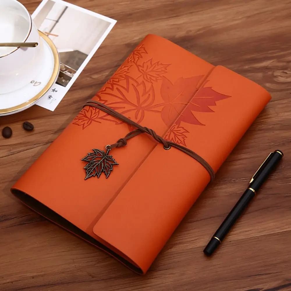 A7/A6/A5 Travelers Vintage Notebook PU Leather Blank PU Leather Kraft Notebook Notepad Kraft Paper Retro Notebook Journal Diary