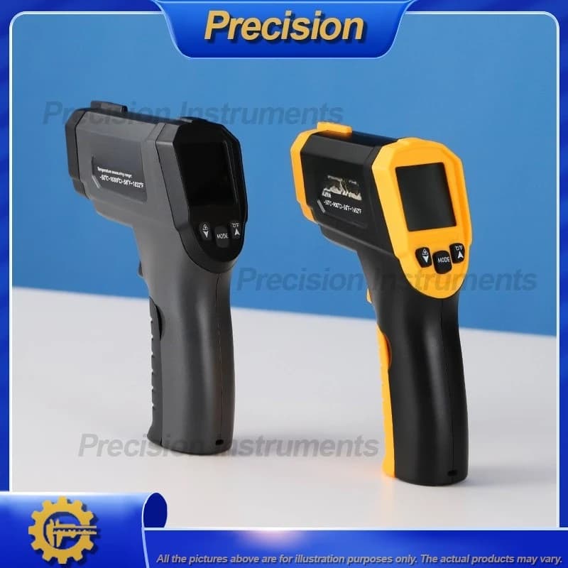 2026 Portable Infrared Thermometer for High Temperature Industrial Measurement Portable Digital Contactless Gun