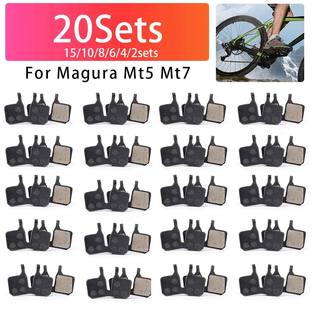 20-1set Mountain Bicycle Brake Resin MTB Bike pastiglie freno idrauliche accessori di ricambio per Magura MT5 MT7 accessori