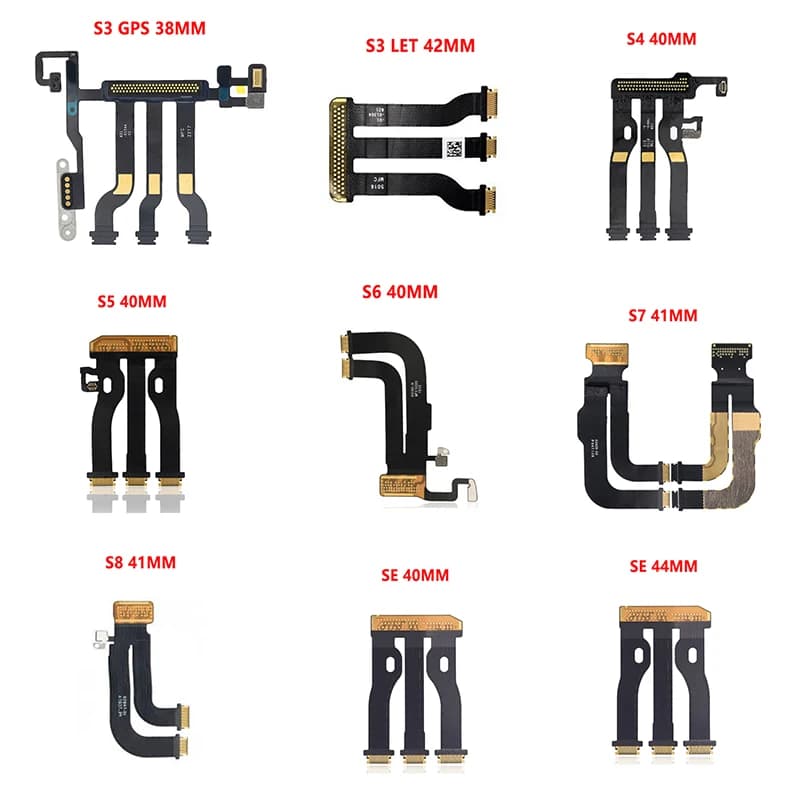 Cavo flessibile del connettore della scheda madre dello schermo LCD Touch per Apple Watch Series 8 5 6 7 41/45/40/44 MM S3 LET GPS S5 S6 S7 SE